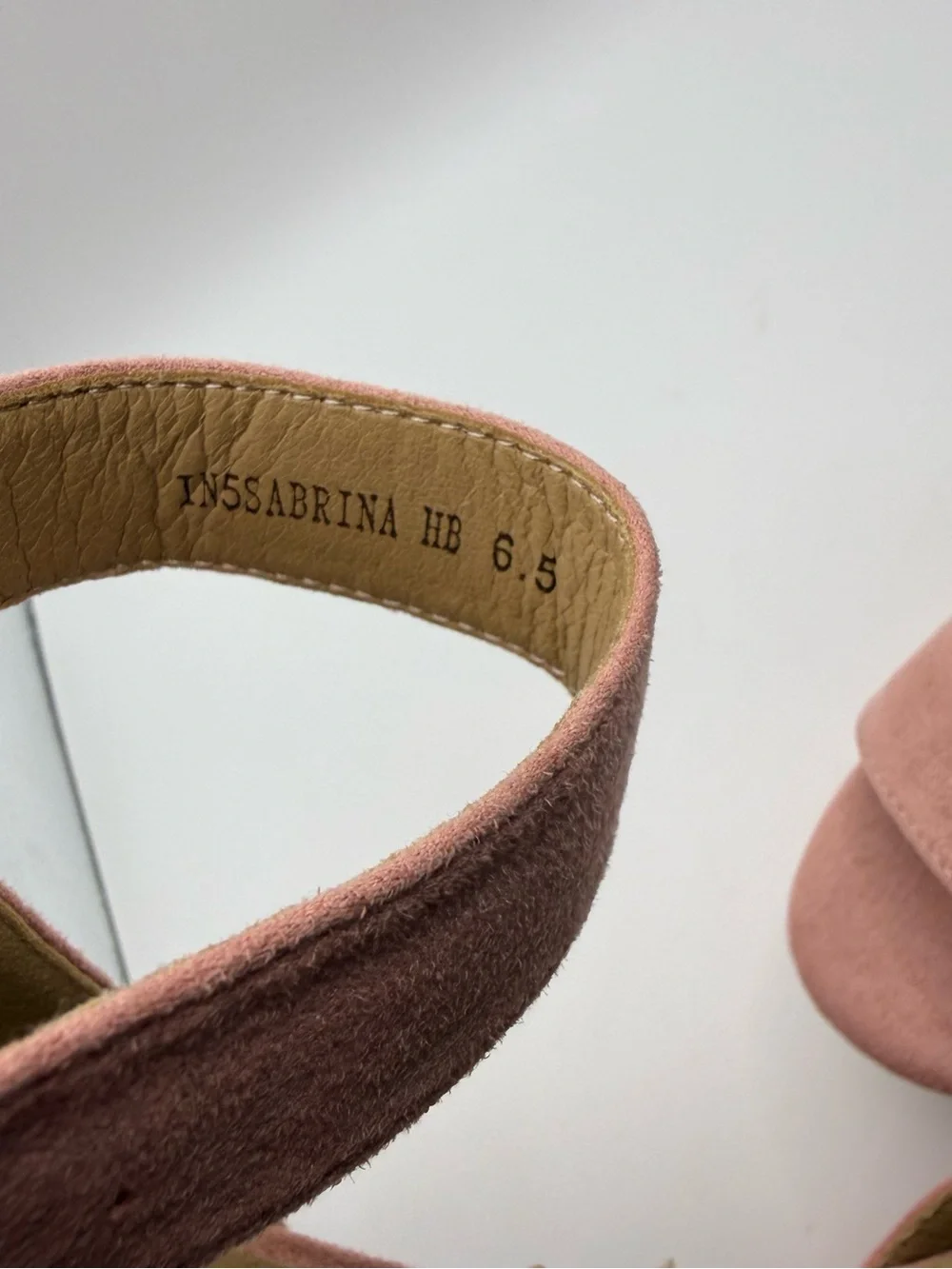 Suede-Look Pink Platform Block Heel Sandals with Ankle Strap